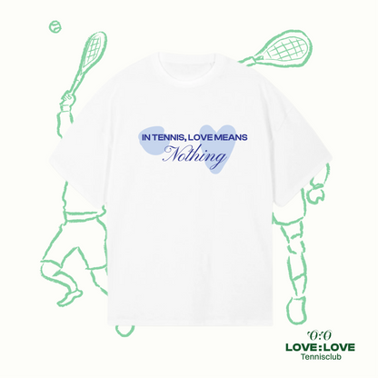 Love Tennis Shirt Blue