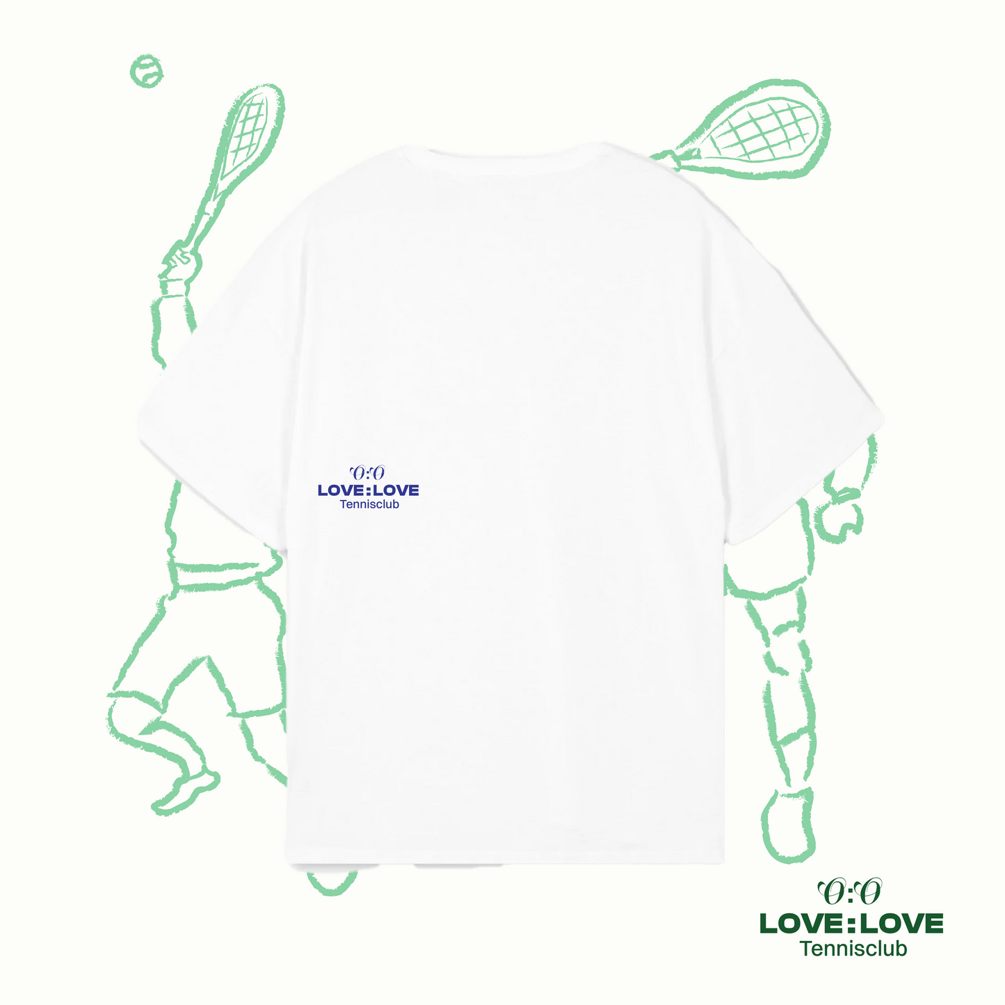 Love Tennis Shirt Blue